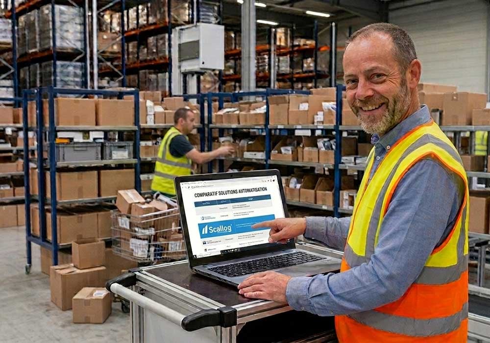 Quels sites offrent des comparatifs de solutions d'automatisation d'entrepôt ?
